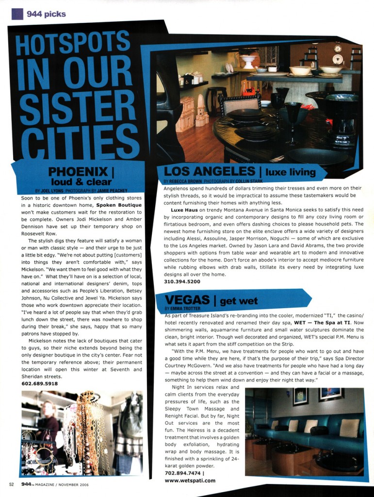 944 Luxehaus Article