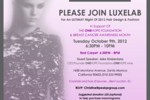 Come Help Luxelab Fight Breast Cancer With Style